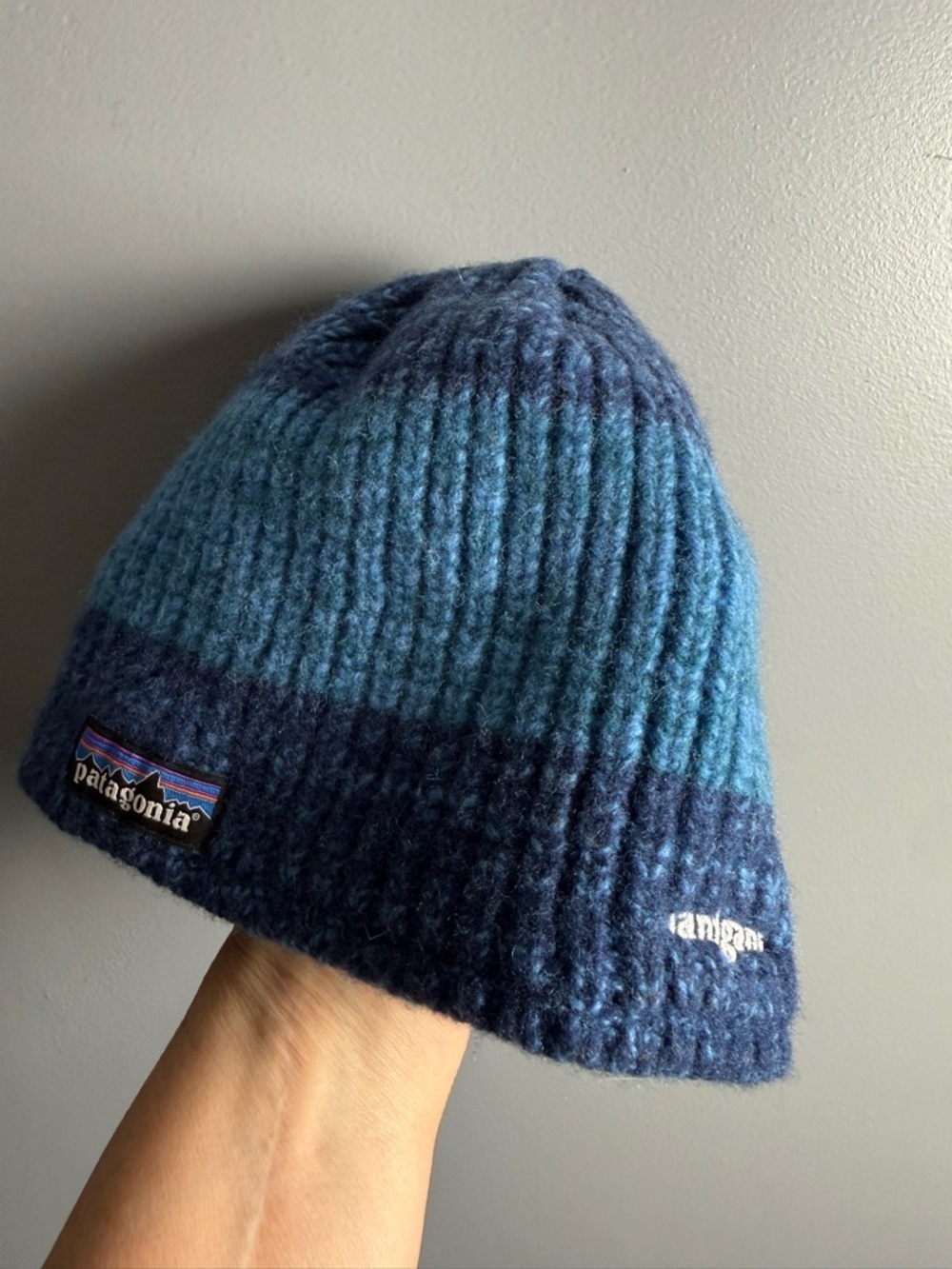 Patagonia x Nanigans Collab Speedway Striped Knit Unisex Lined Beanie VGUC - Picture 5 of 7